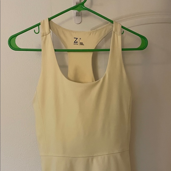 Zella Dresses & Skirts - Zella 🎾💛🤍 Outscore Racerback Dress